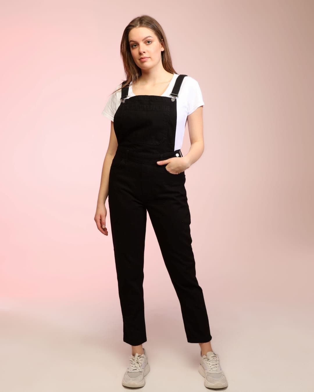 Vovishop Crne farmerke tregerice boyfriend kroja